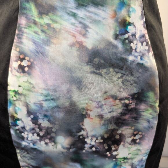 Bebe Black Multicolored Mini Dress Size S - Picture 6 of 9